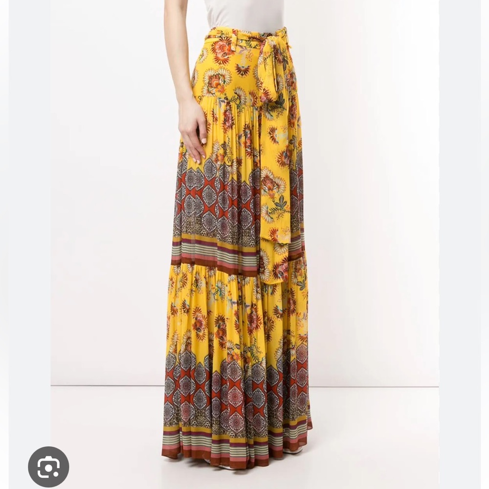 EUC Alexis Erris Maxi Skirt in Amber Bloom M